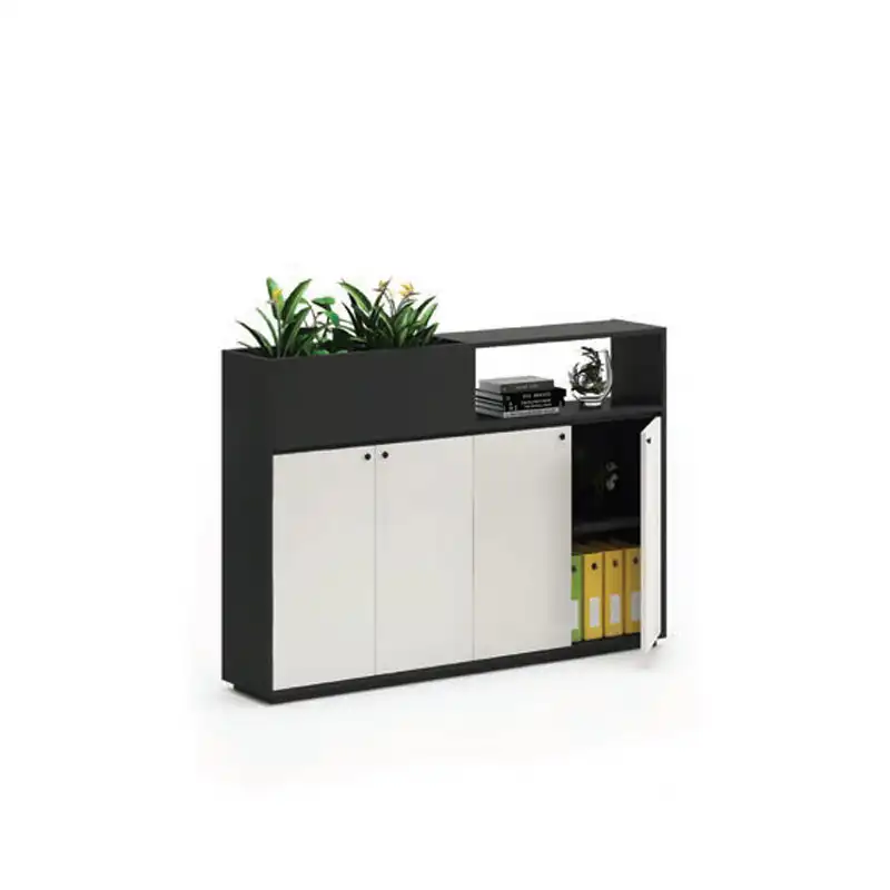 Planti Desk Side Cabinet 4 Door