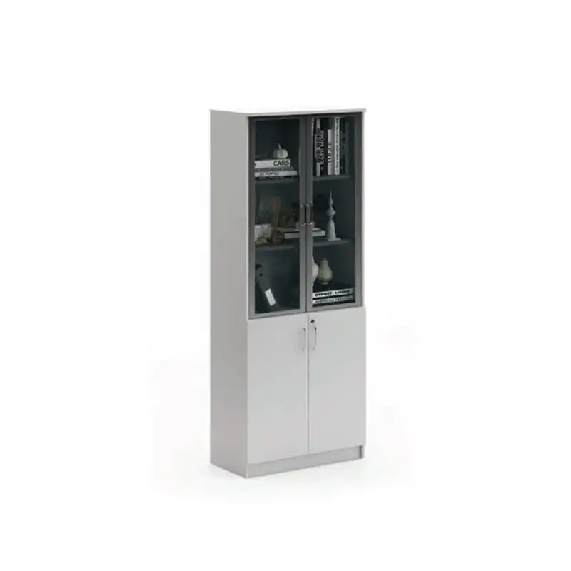 Full Height Aluminium frame with Glass Doors Filing Cabinet